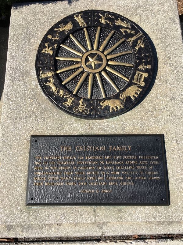 The Cristiani Family Marker image. Click for full size.