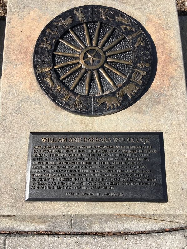 William and Barbara Woodcock Marker. Click for full size. William and Barbara Woodcock Marker image. Click for full size.