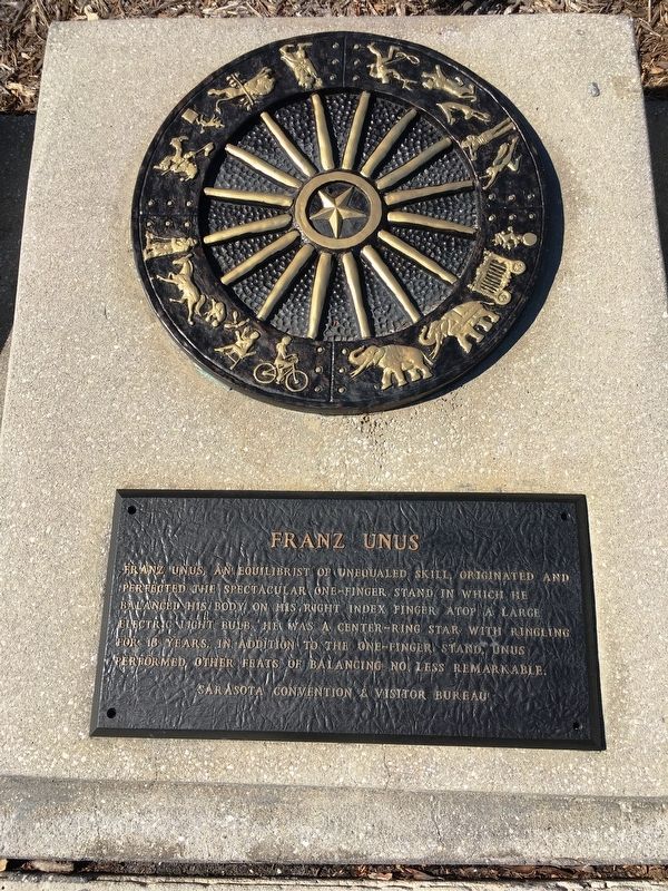 Franz Unus Marker image. Click for full size.