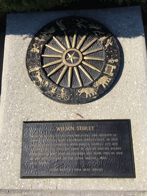 Wilson Storey Marker. Click for full size. Wilson Storey Marker image. Click for full size.