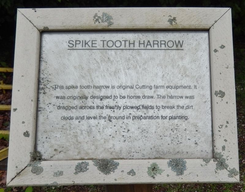 Spike Tooth Harrow Marker image. Click for full size.