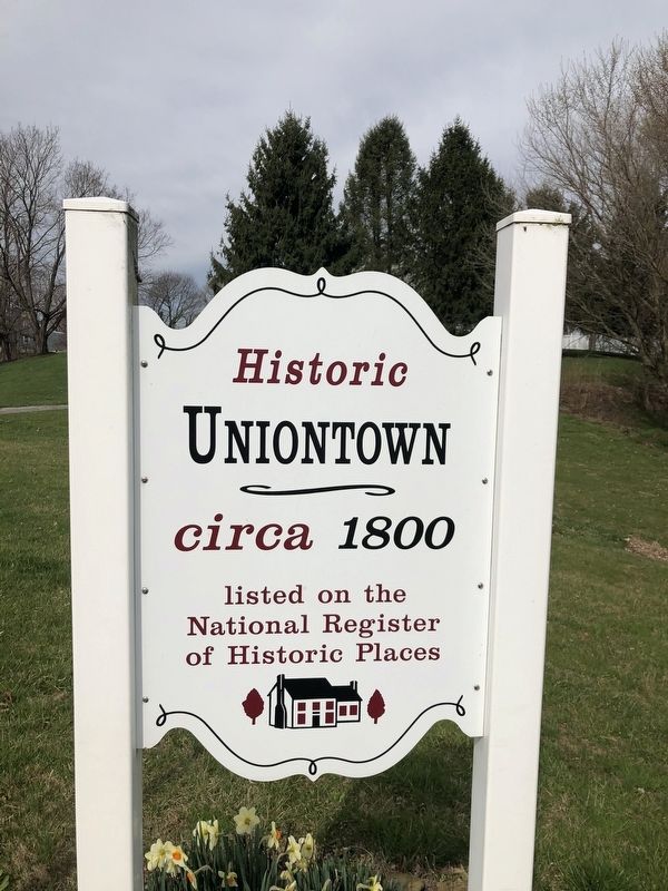 Historic Uniontown Marker image. Click for full size.