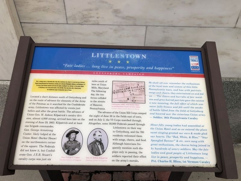 Littlestown Marker image. Click for full size.