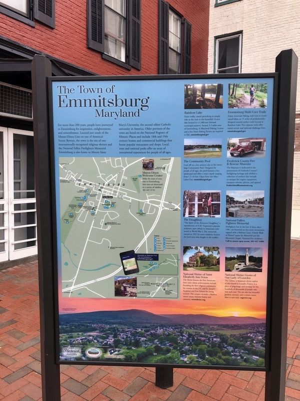 Town of Emmitsburg, Maryland Marker image. Click for full size.