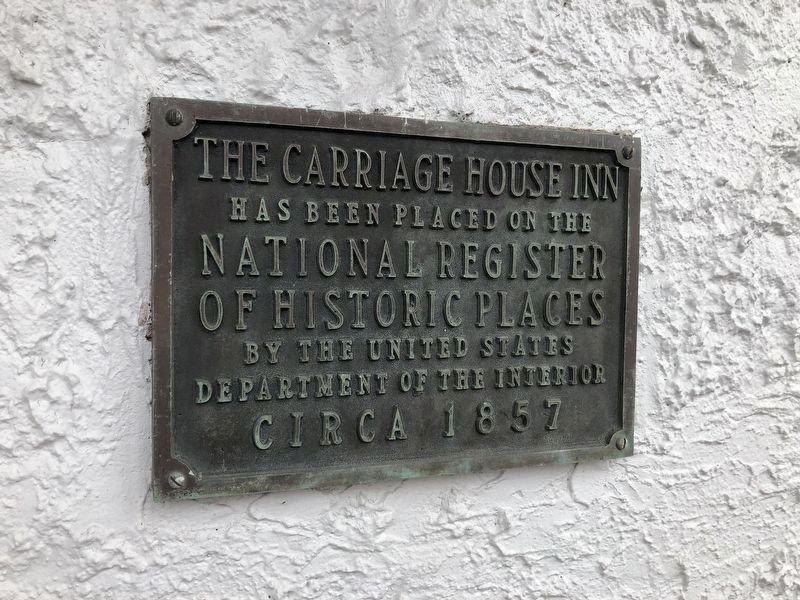 The Carriage House Inn Marker image. Click for full size.