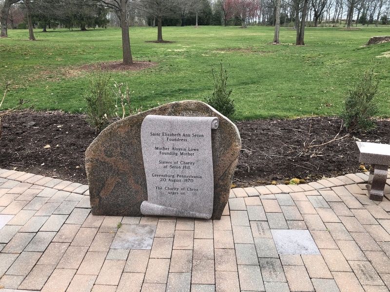 Sisters of Charity of Seton Hill Marker. Click for full size. Sisters of Charity of Seton Hill Marker image. Click for full size.
