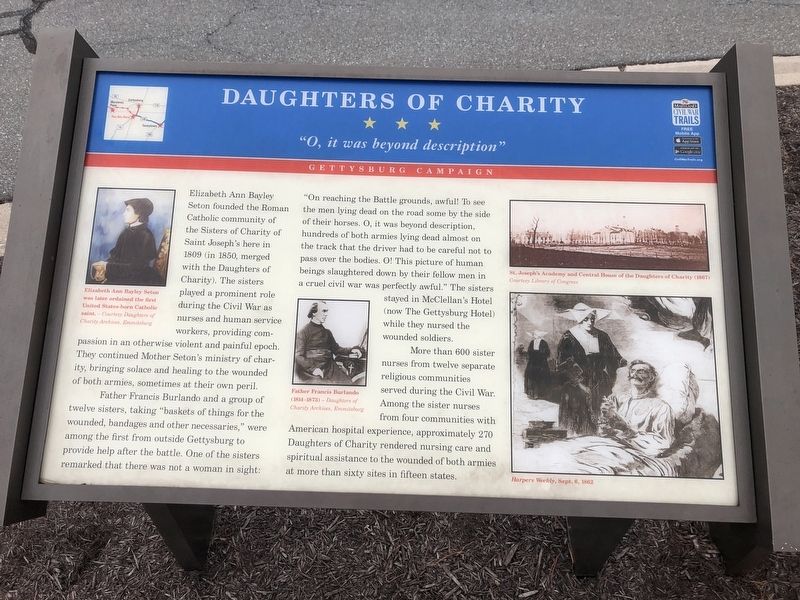 Daughters of Charity Marker image. Click for full size.