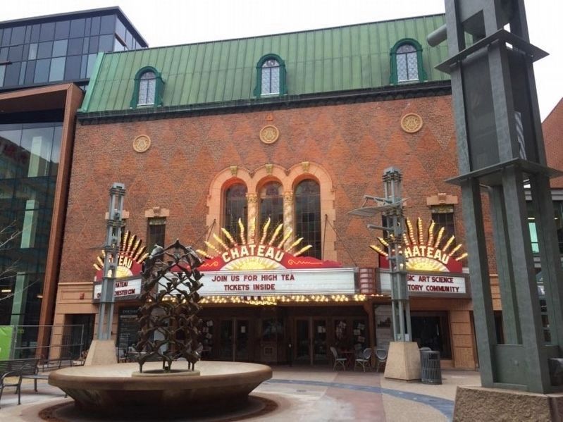 The Chateau Theatre and Marker. Click for full size. The Chateau Theatre and Marker image. Click for full size.