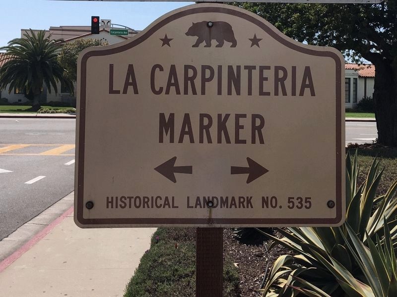 La Carpinteria Sign. Click for full size. La Carpinteria Sign image. Click for full size.