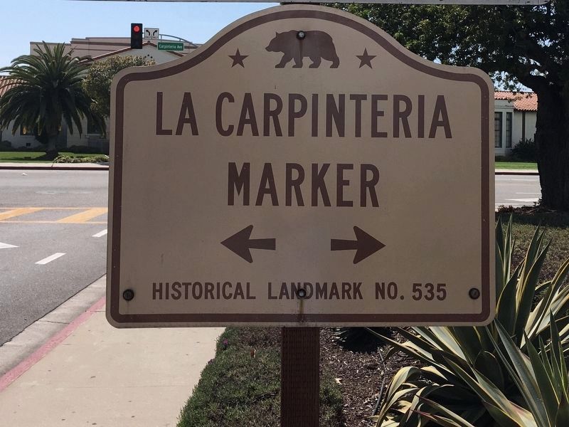La Carpinteria Sign image. Click for full size.