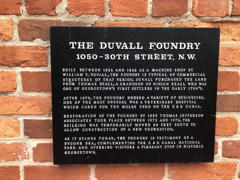 The Duvall Foundry Marker image. Click for full size.