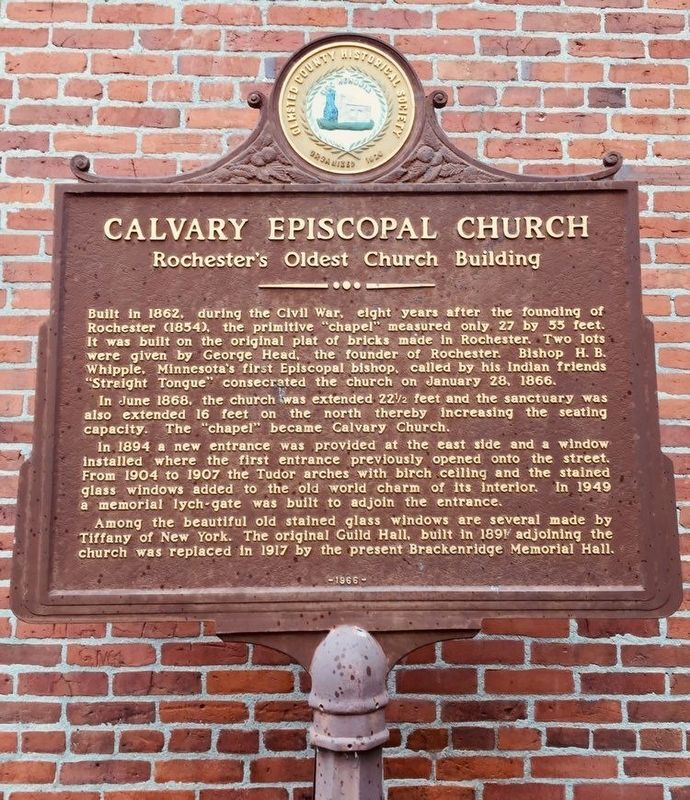 Calvary Episcopal Church Marker image. Click for full size.
