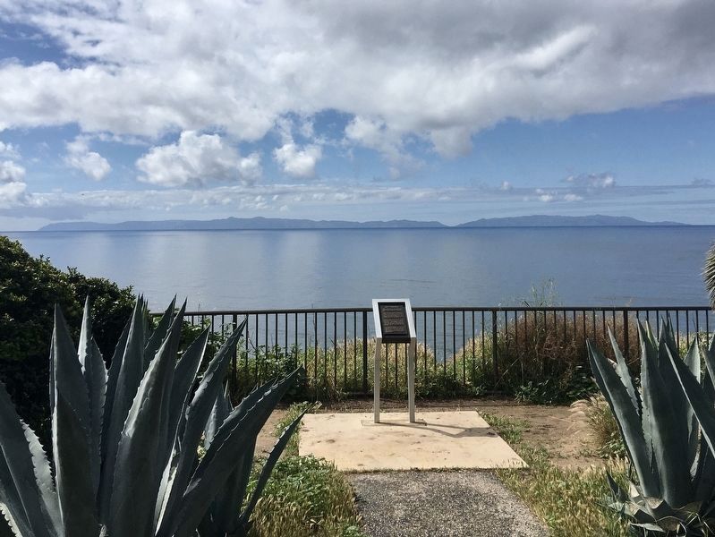 Catalina Island and Marker image. Click for full size.