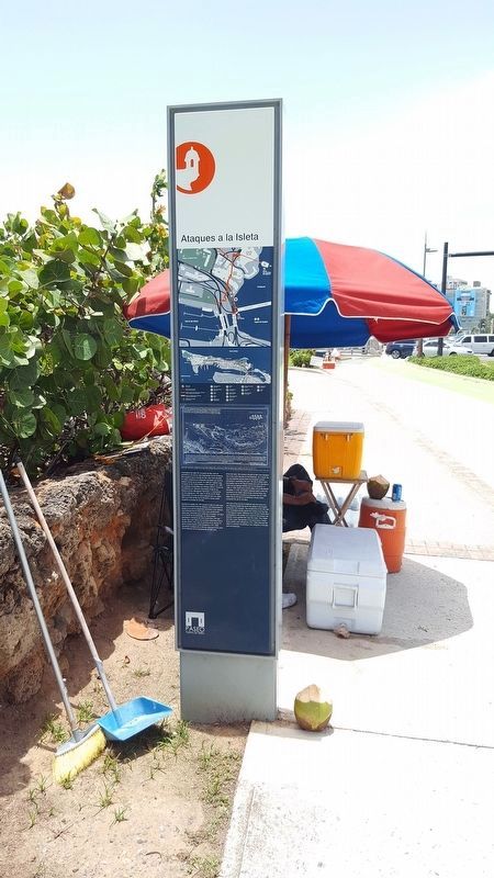 Attacks on the Islet / Ataques a la Isleta Marker image. Click for full size.