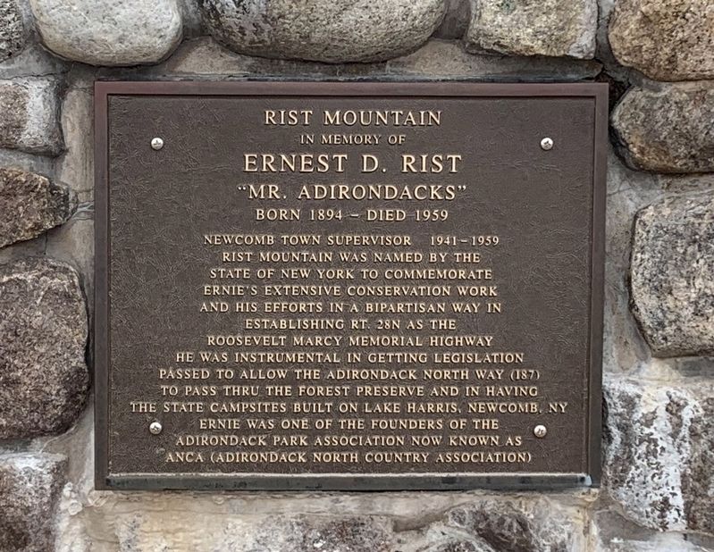 Rist Mountain Marker image. Click for full size.