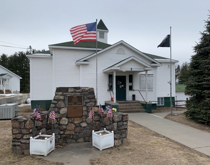 Town of Minerva World War II Memorial. Click for full size. Town of Minerva World War II Memorial image. Click for full size.