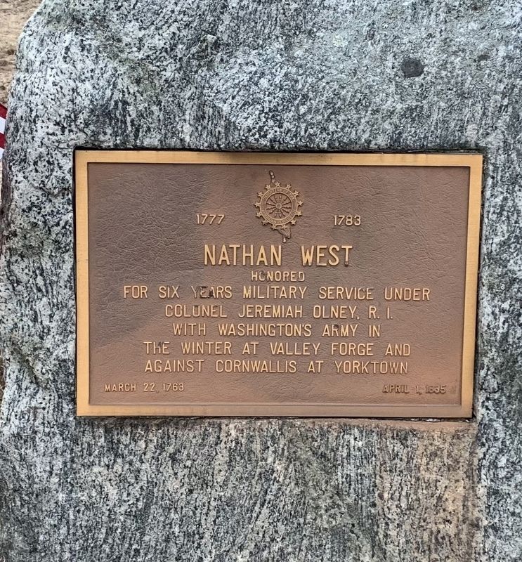 Nathan West Marker. Click for full size. Nathan West Marker image. Click for full size.
