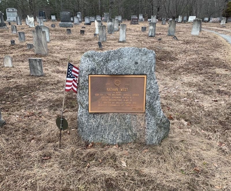 Nathan West gravesite image. Click for full size.