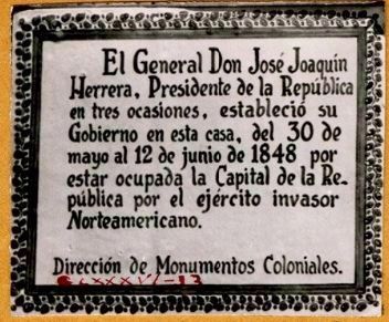 House of Jos� Joaqu�n Herrera Marker image. Click for full size.