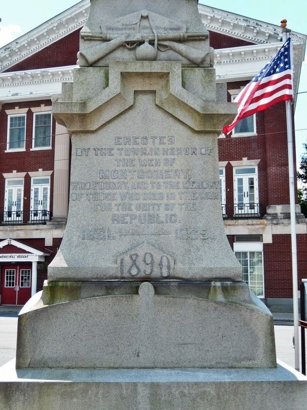 Montgomery Civil War Monument. Click for full size. Montgomery Civil War Monument image. Click for full size.