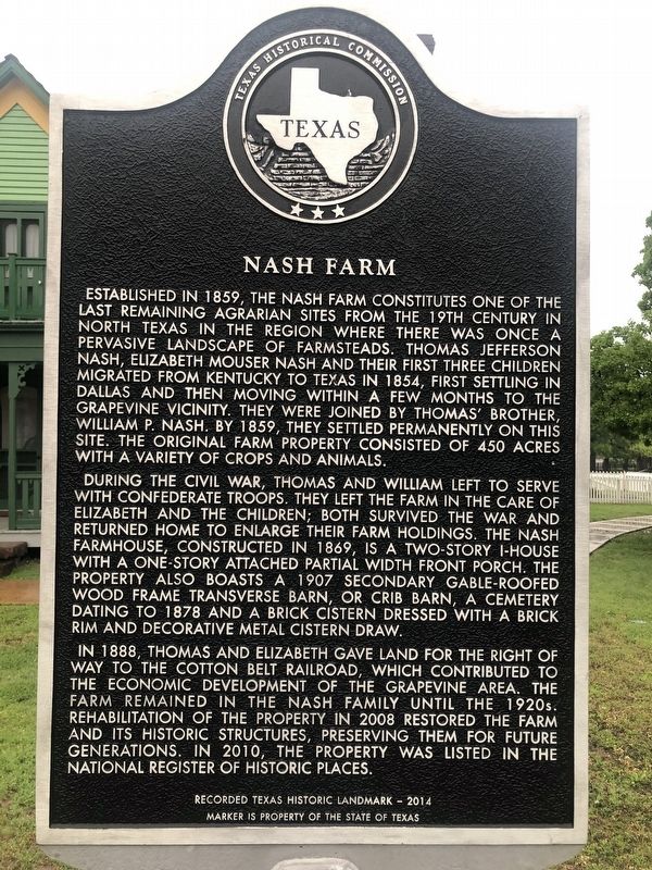 Nash Farm Marker image. Click for full size.