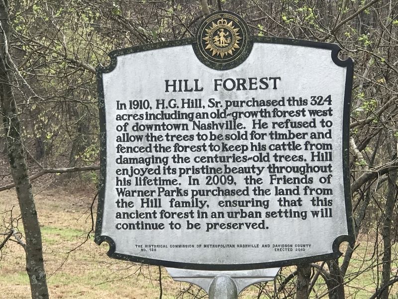 Hill Forest Marker. Click for full size. Hill Forest Marker image. Click for full size.