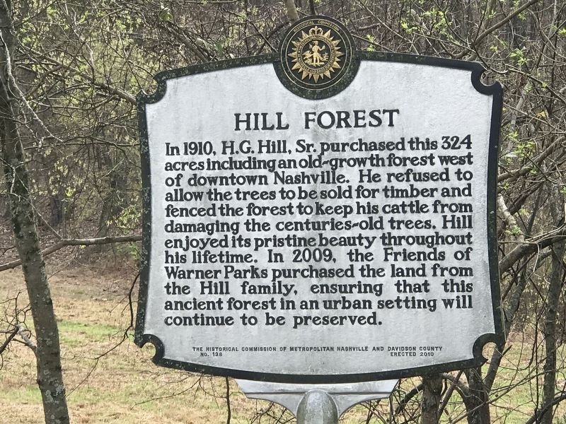 Hill Forest Marker image. Click for full size.