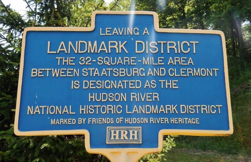 Hudson River National Historic Landmark District Marker image, Touch for more information