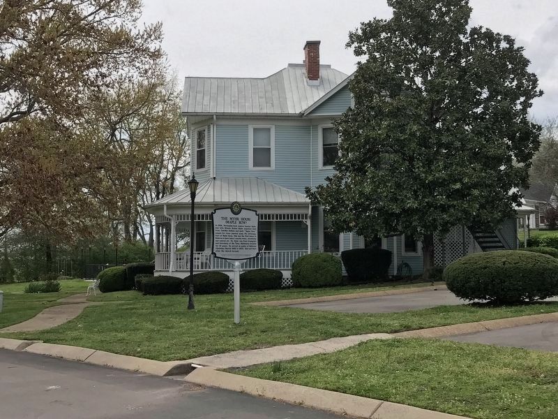 The Myhr House Marker. Click for full size. The Myhr House Marker image. Click for full size.