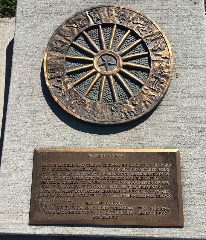 Barry Lubin Marker. Click for full size. Barry Lubin Marker image. Click for full size.