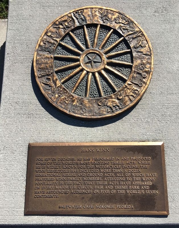Hans Winn Marker. Click for full size. Hans Winn Marker image. Click for full size.