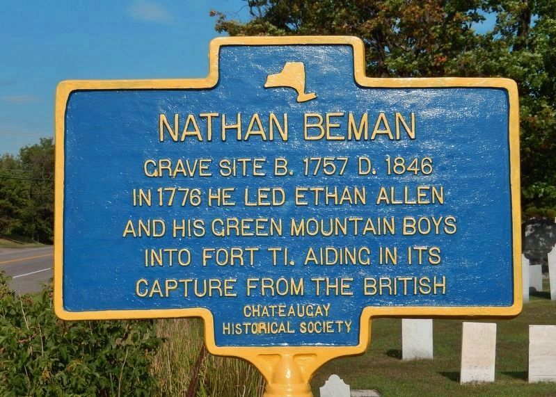 Nathan Beman Marker. Click for full size. Nathan Beman Marker image. Click for full size.