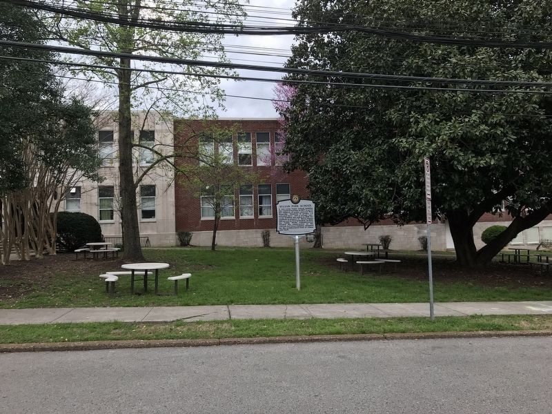 Sylvan Park School Marker. Click for full size. Sylvan Park School Marker image. Click for full size.