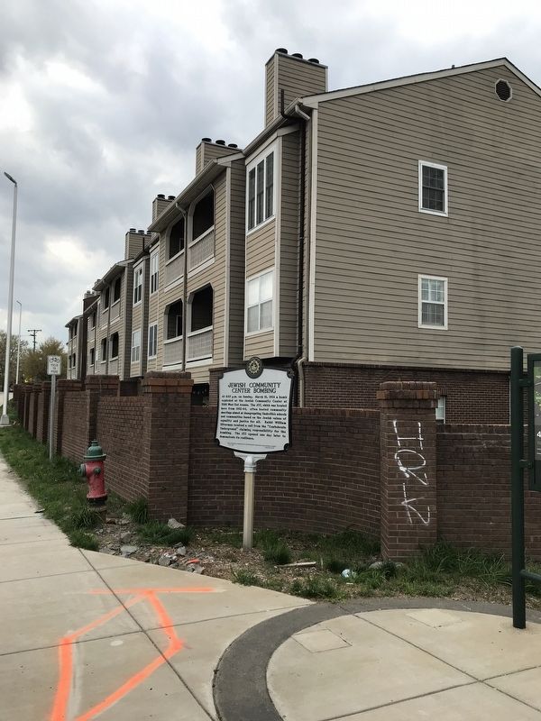 Jewish Community Center Bombing Marker. Click for full size. Jewish Community Center Bombing Marker image. Click for full size.