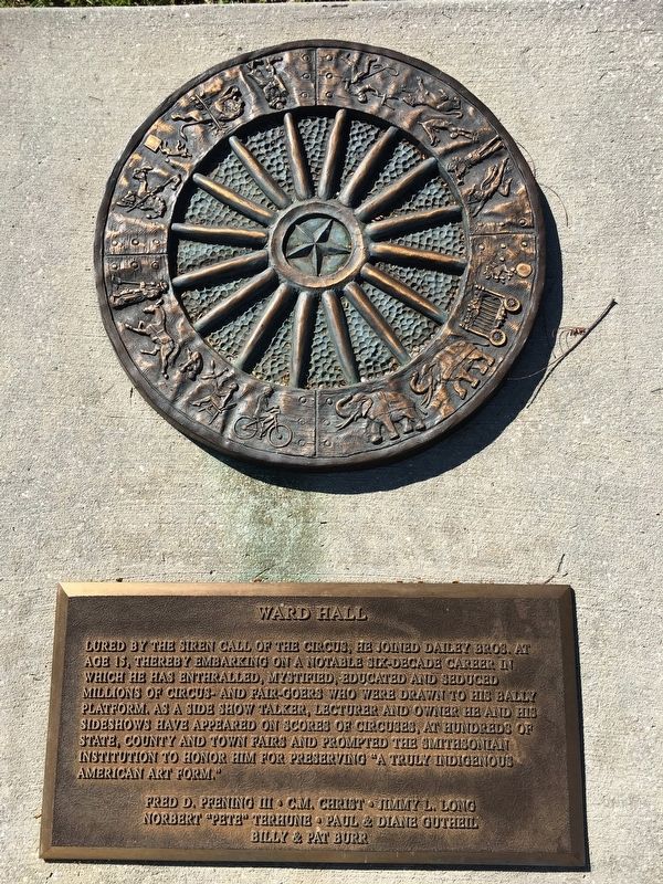 Ward Hall Marker. Click for full size. Ward Hall Marker image. Click for full size.