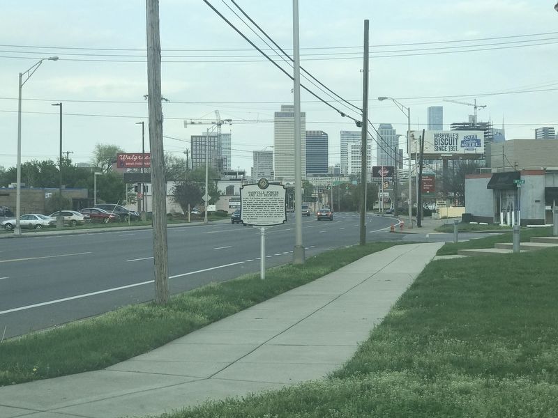 Nashville Porter and Ale Brewery Marker image. Click for full size.