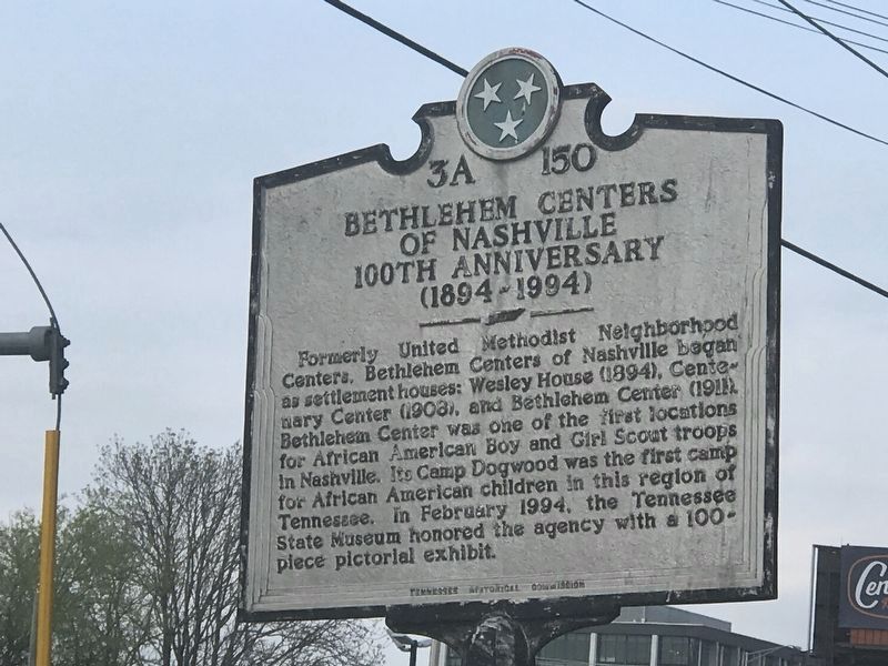 Bethlehem Centers of Nashville Marker image. Click for full size.