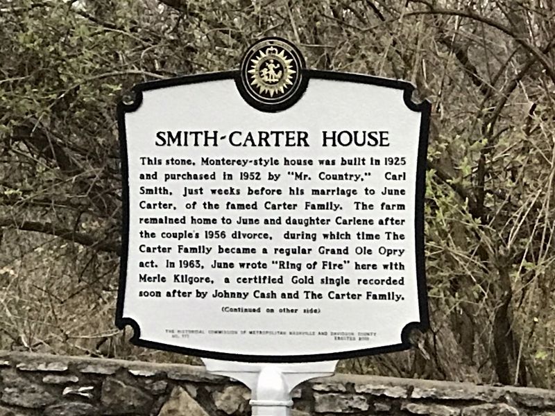 Smith-Carter House Marker image. Click for full size.