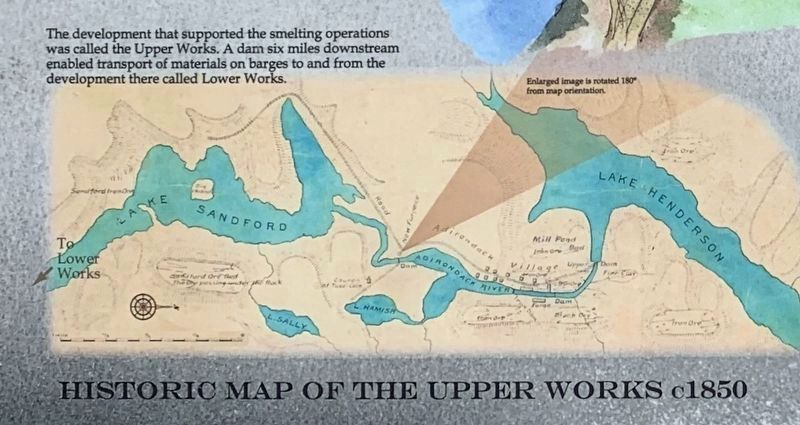 Historic Map of The Upper Works c. 1850. Click for full size. Historic Map of The Upper Works c. 1850 image. Click for full size.