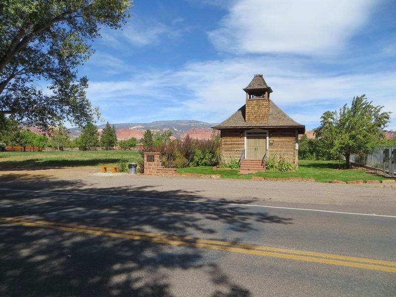 Torrey Log School and Church. Click for full size. Torrey Log School and Church image. Click for full size.