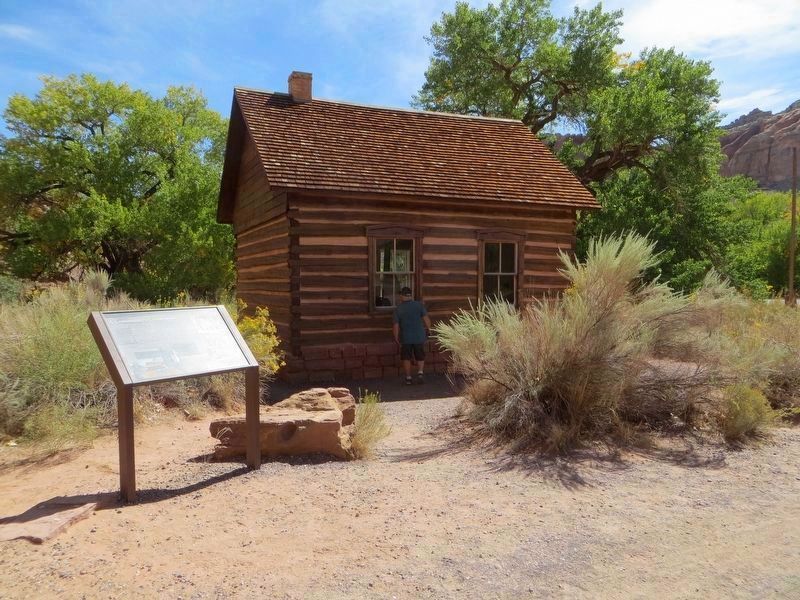 Fruita Schoolhouse and Marker image. Click for full size.