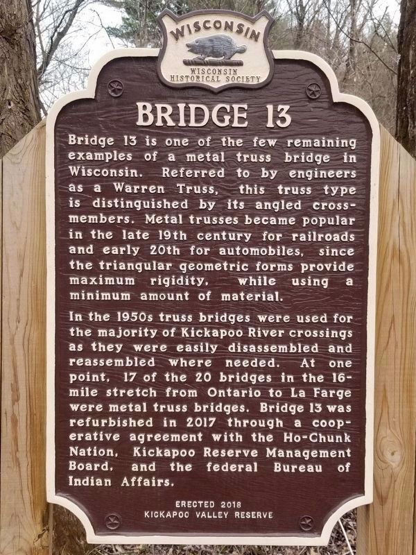 Bridge 13 Marker image. Click for full size.