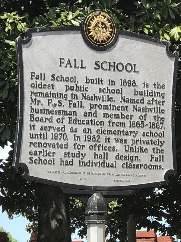 Fall School Marker image. Click for full size.