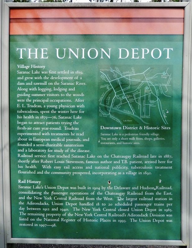 The Union Depot Marker. Click for full size. The Union Depot Marker image. Click for full size.