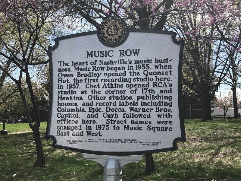 Music Row Marker image. Click for full size.