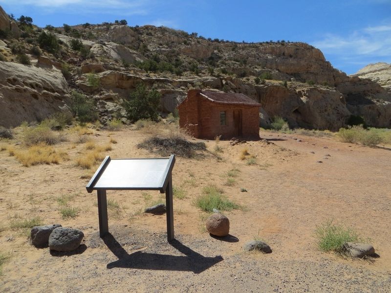 Behunin Cabin Marker. Click for full size. Behunin Cabin Marker image. Click for full size.