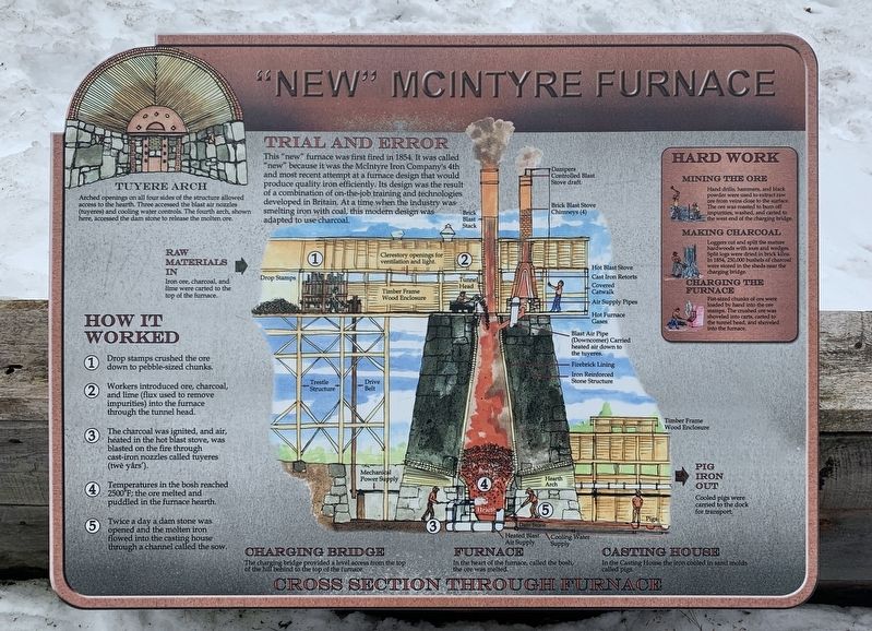 “New” McIntyre Furnace Marker image. Click for full size.