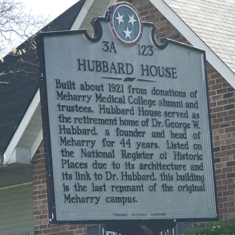 Hubbard House Marker image. Click for full size.