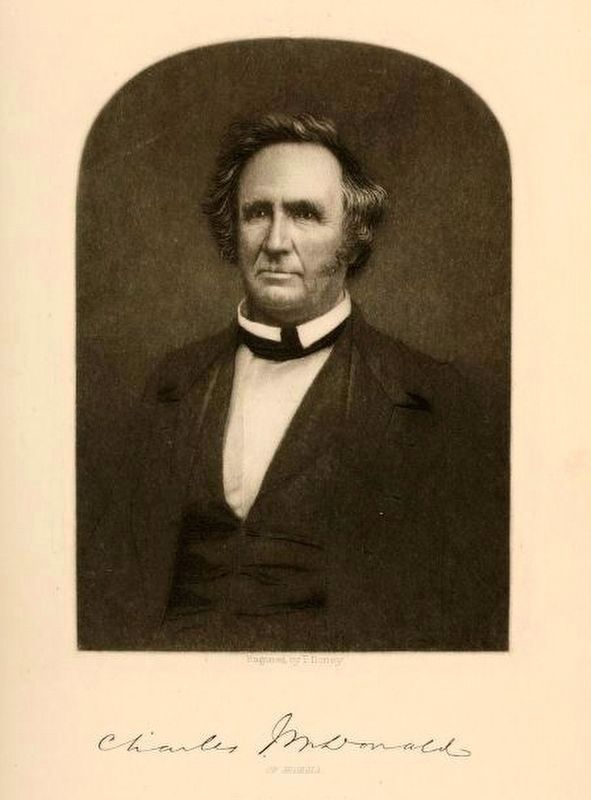Gov. Charles James McDonald image. Click for full size.