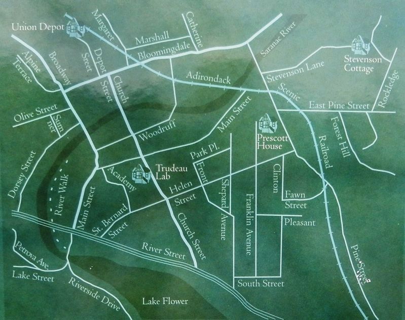 Marker detail: Downtown District & Historic Sites. Click for full size. Marker detail: Downtown District & Historic Sites image. Click for full size.